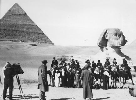 Great Pyramid of Giza and Sphinx (1924) � Ansel F. Hall